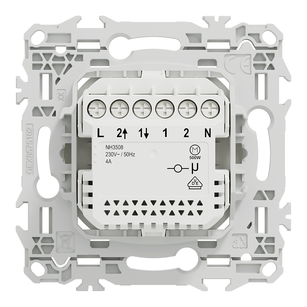 Wiser Odace inter volet-roulant blanc